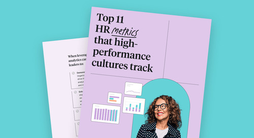Top 11 HR metrics that high-performance cultures track
