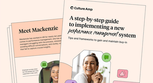 A step-by-step guide to implementing a new performance management system